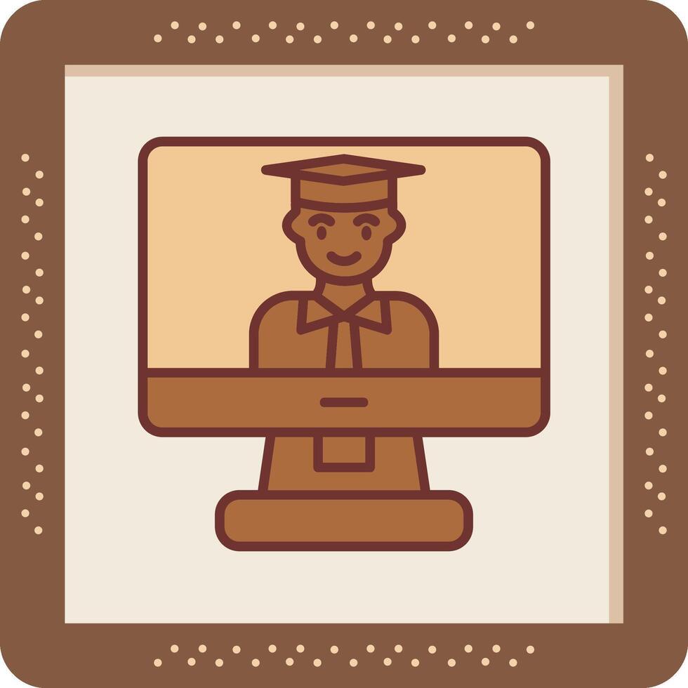 Online Learning Vector Icon