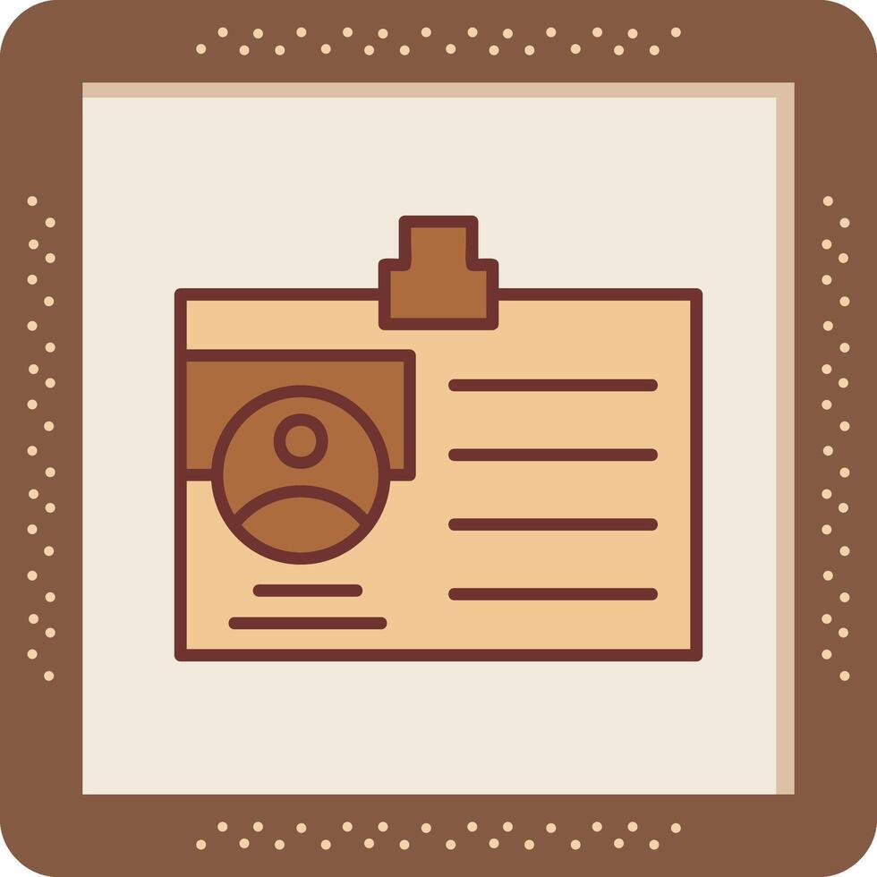 Id Card Vector Icon