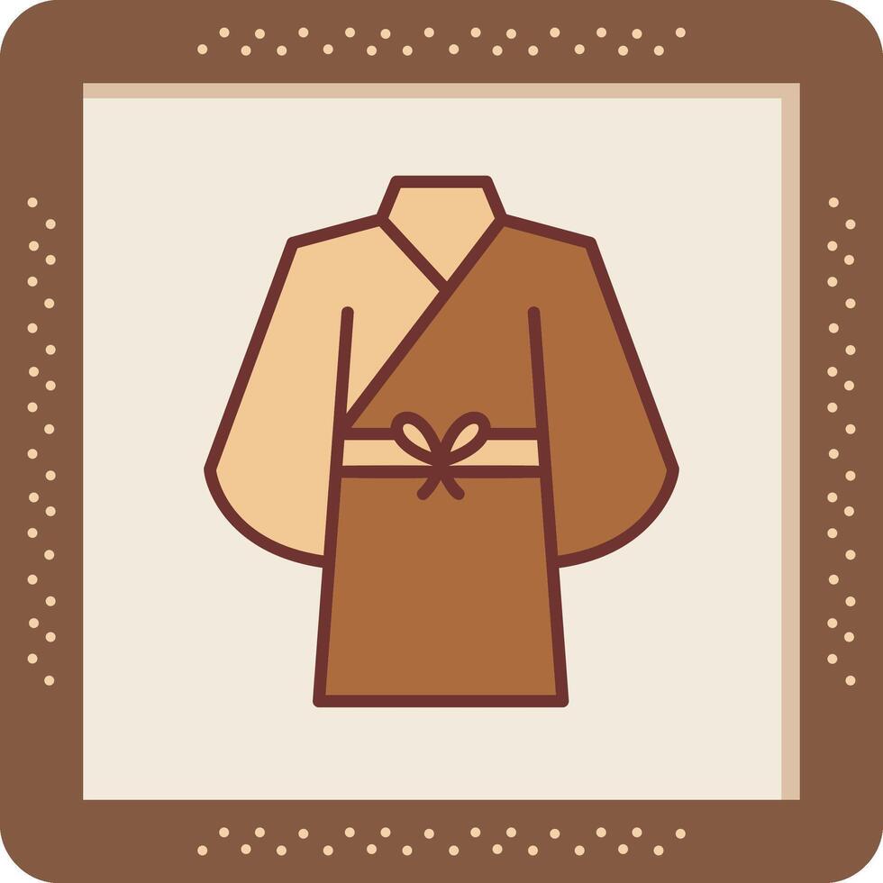 yukata vector icono