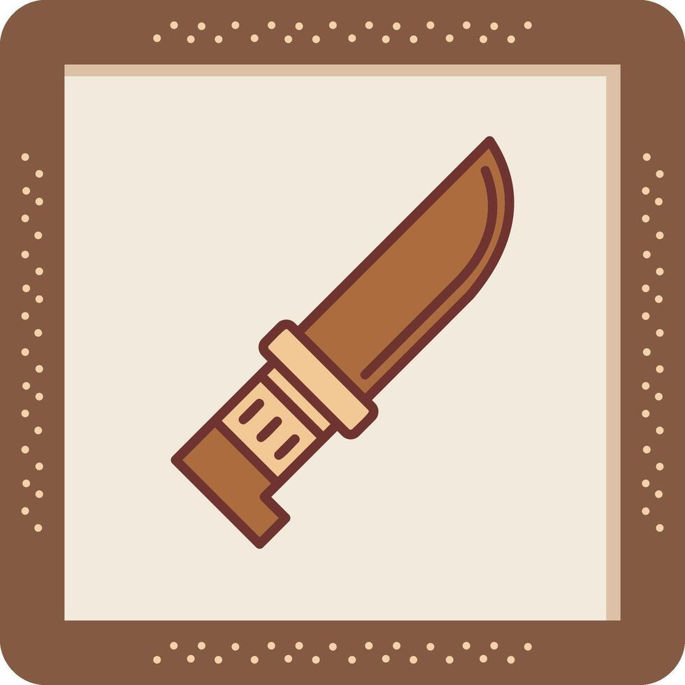 icono de vector de cuchillo