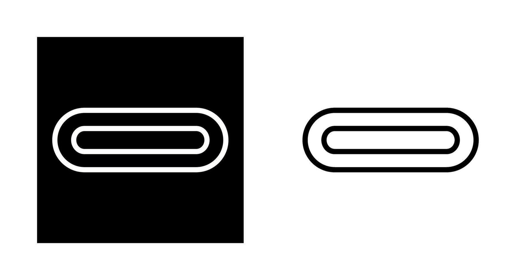 C Type Cable Vector Icon