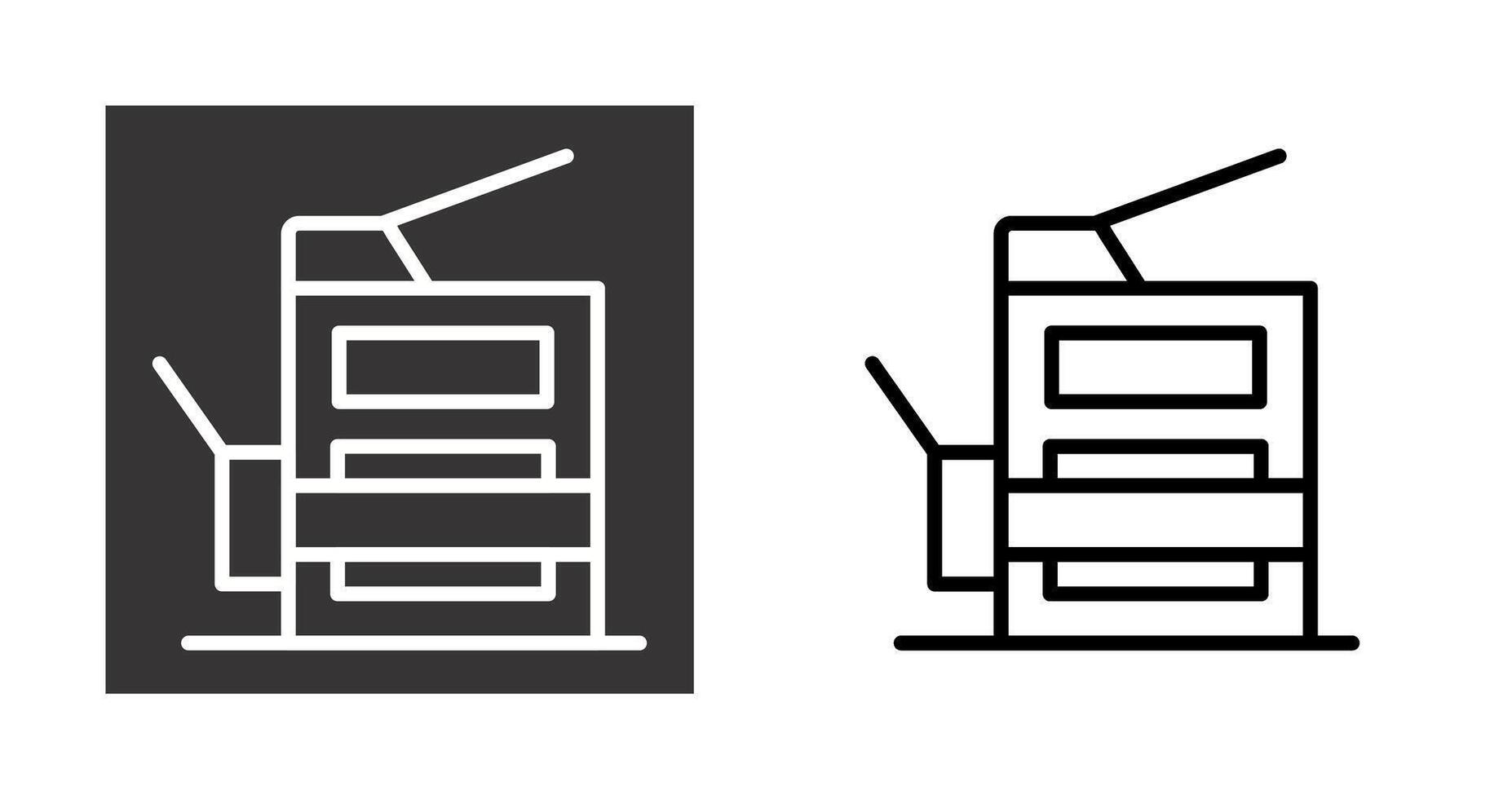 Copy Machine Vector Icon