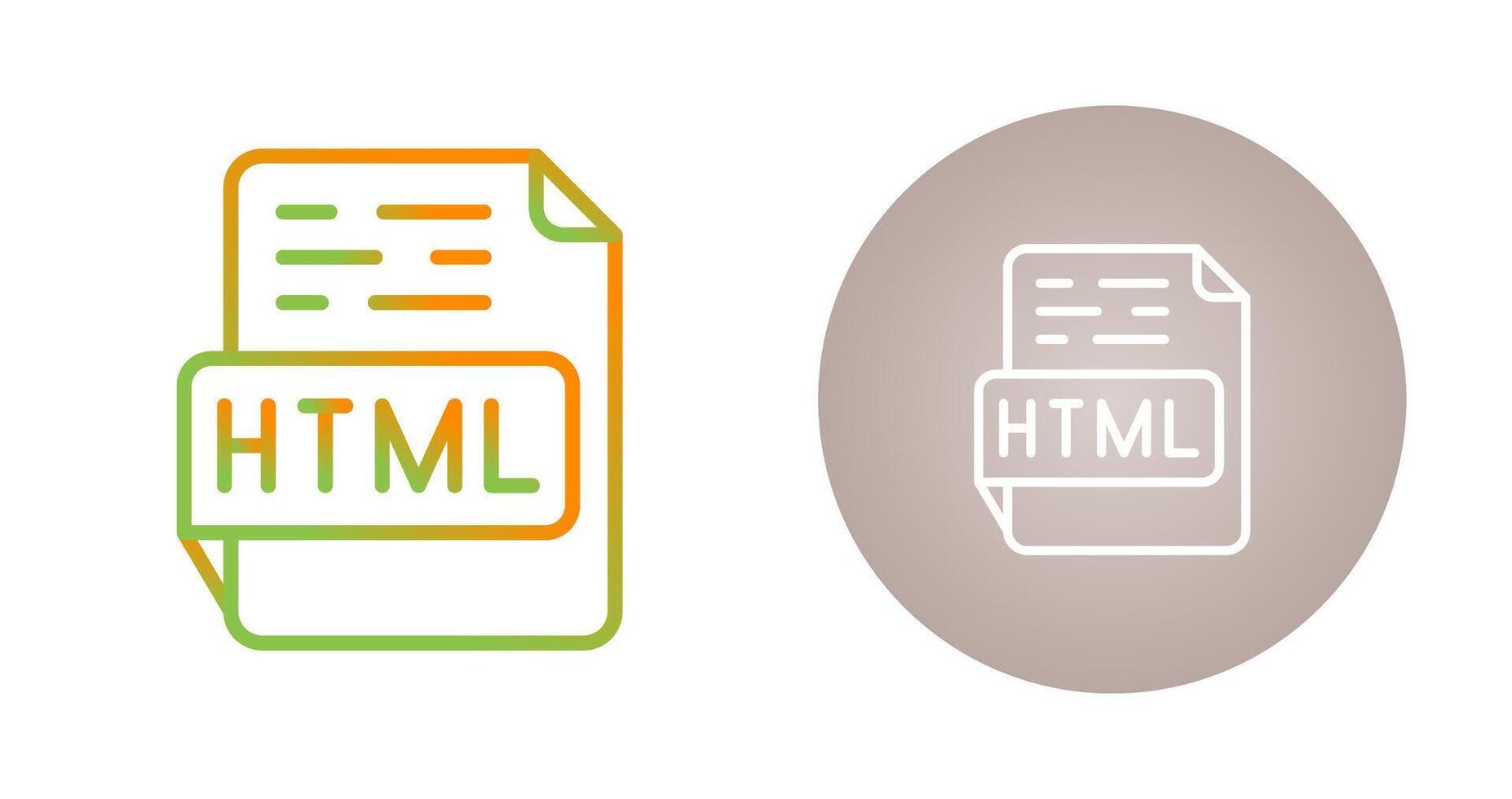 HTML Vector Icon
