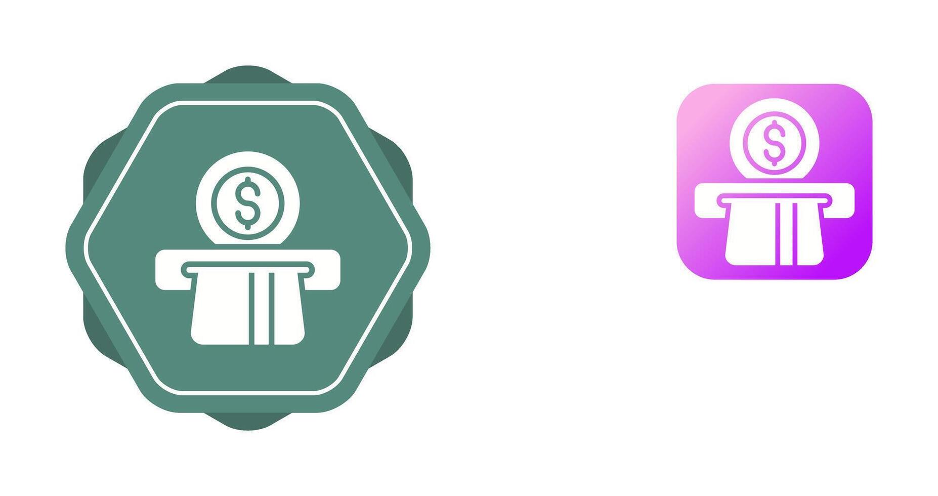 Automated Teller Machine Vector Icon