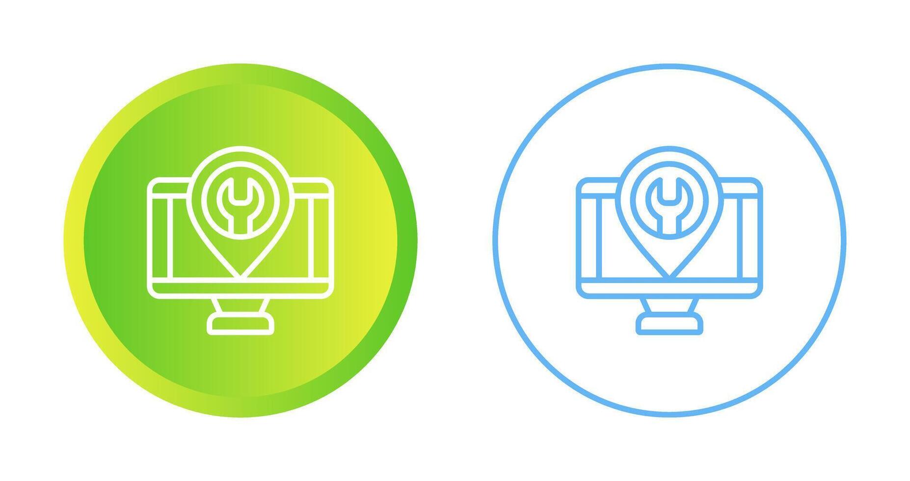 Computer Vector Icon