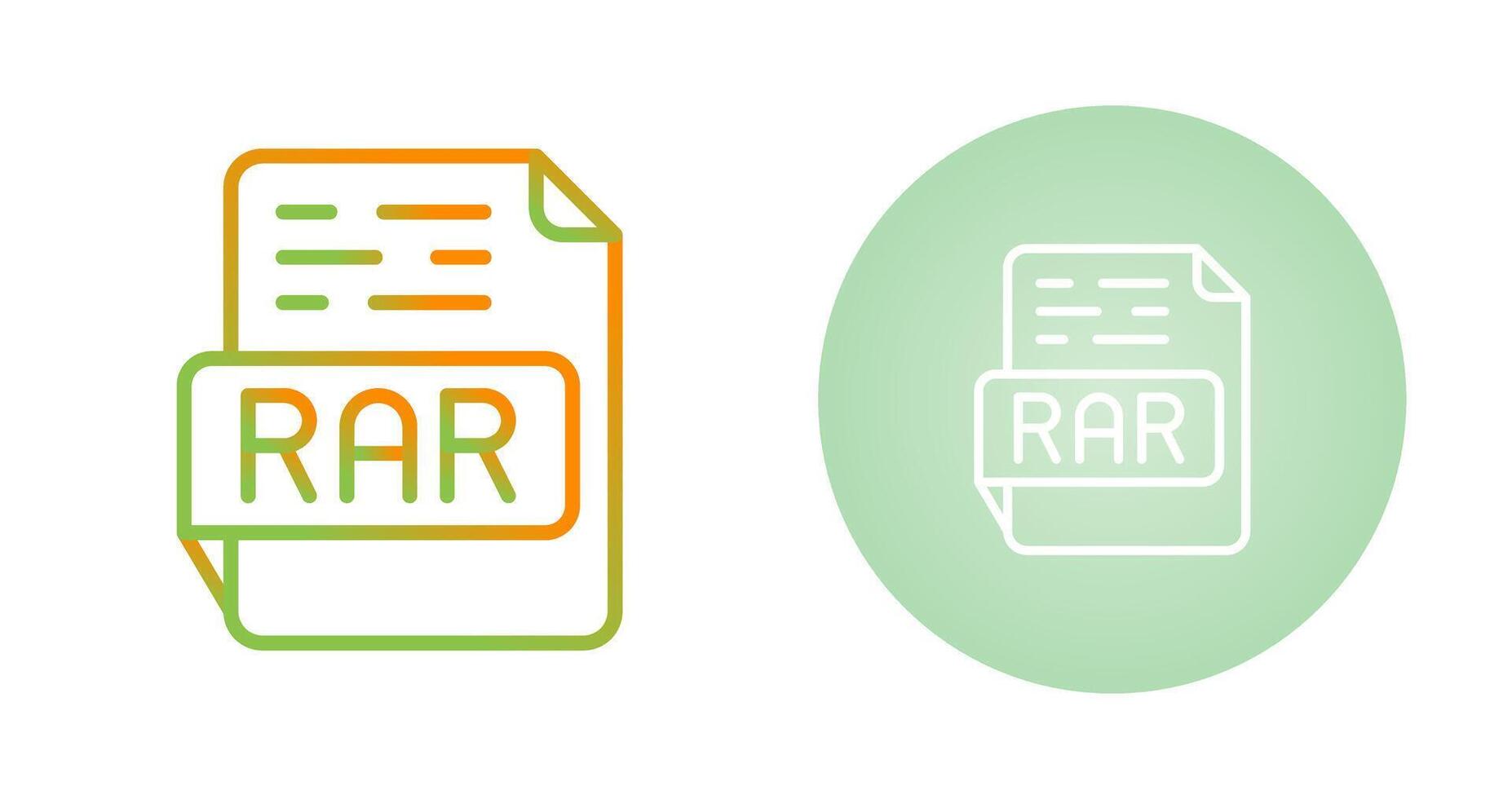 RAR Vector Icon