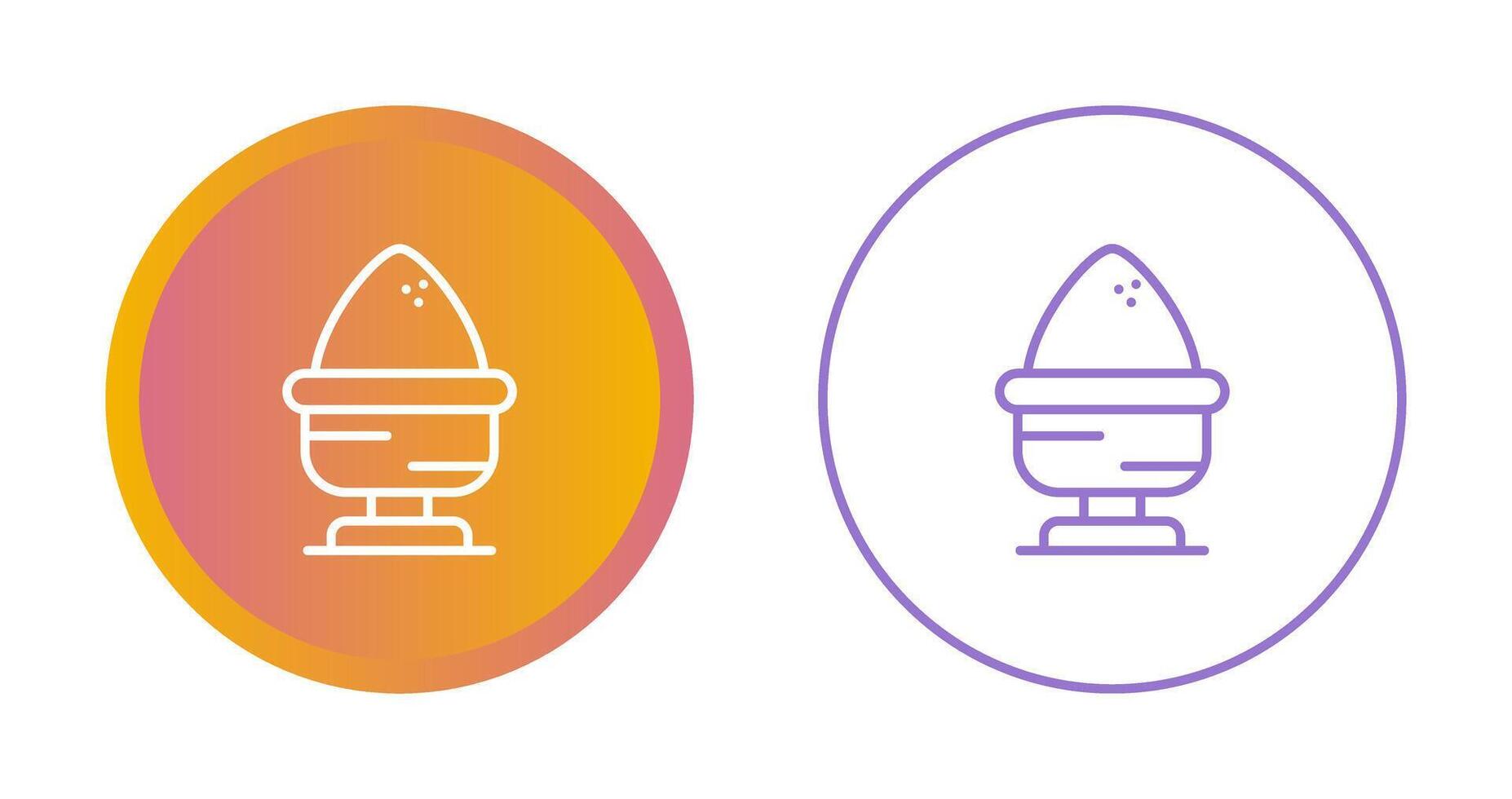 Boiled Egg Vector Icon