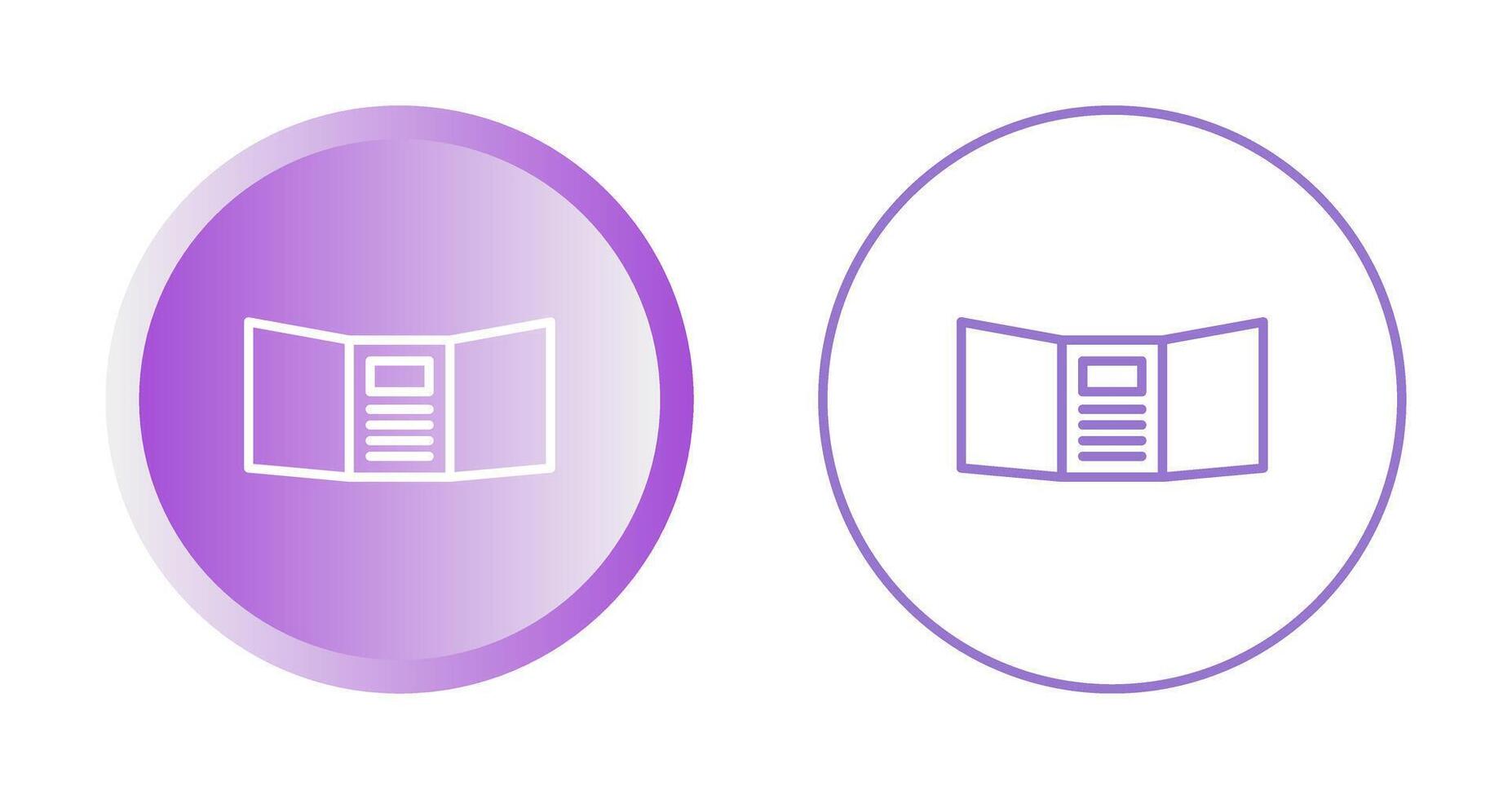 Triptych Vector Icon