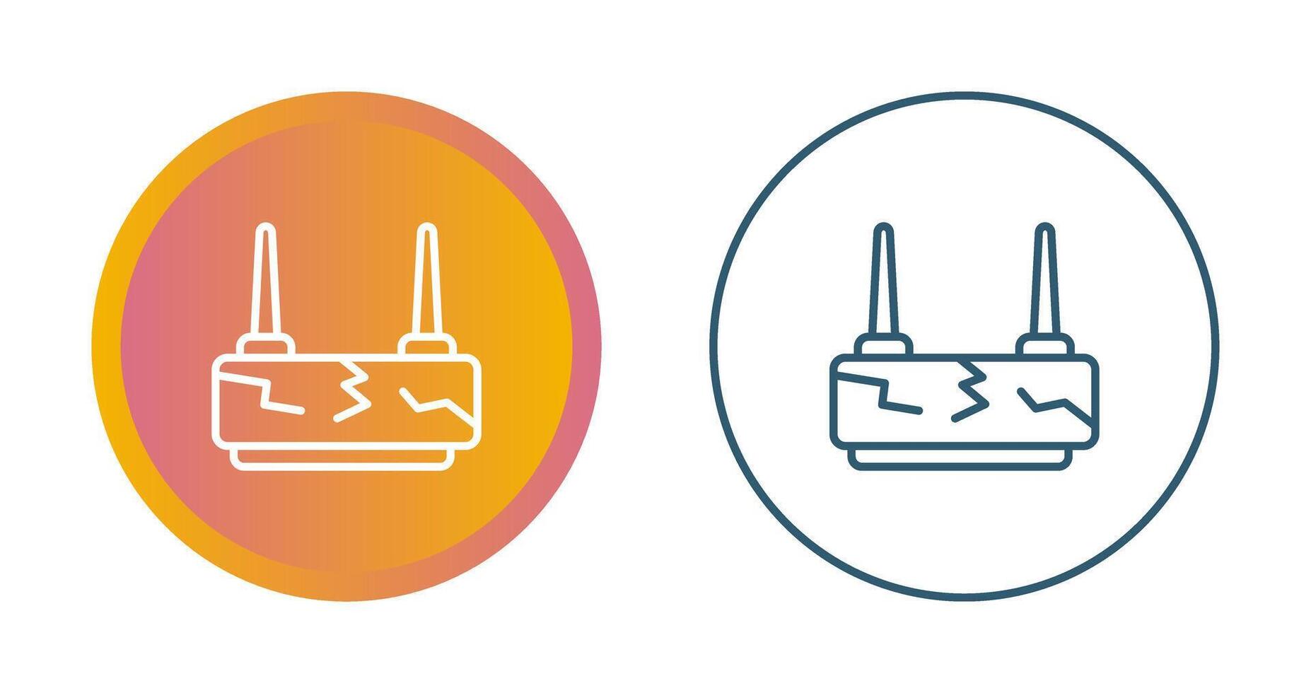 Router Device Vector Icon