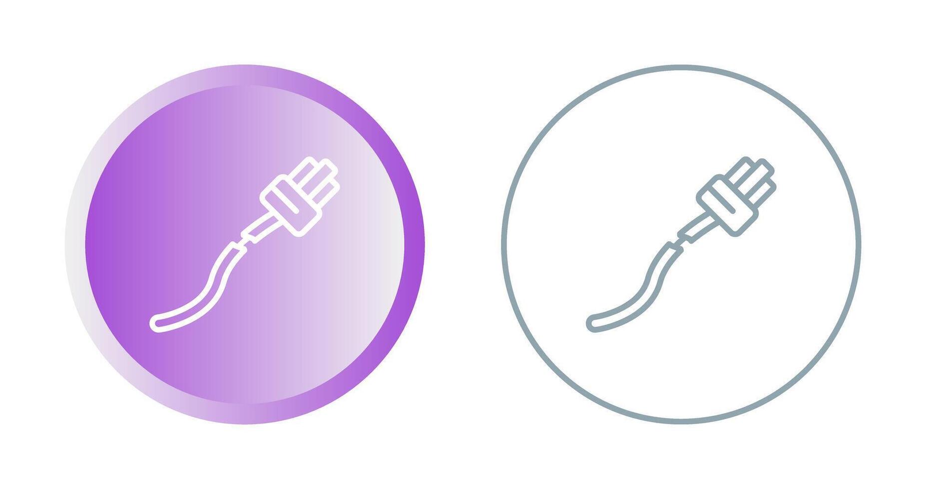 Broken Cable Vector Icon