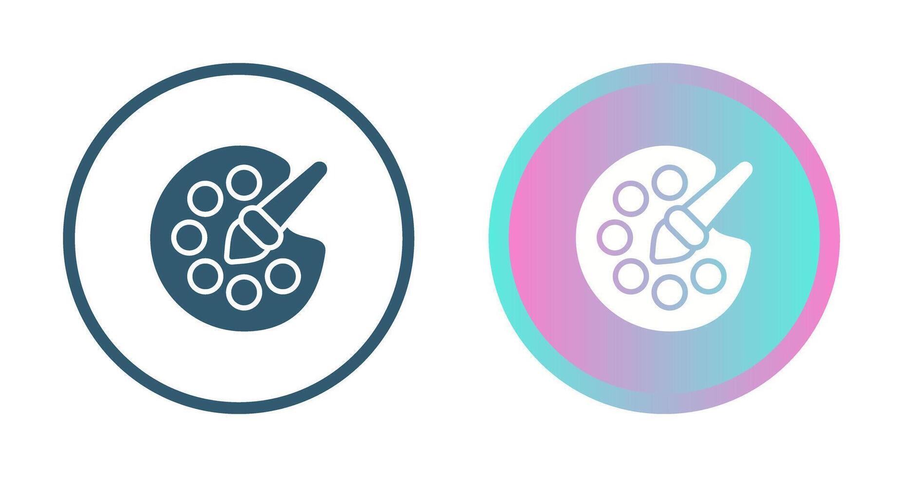 Artist Palette Vector Icon