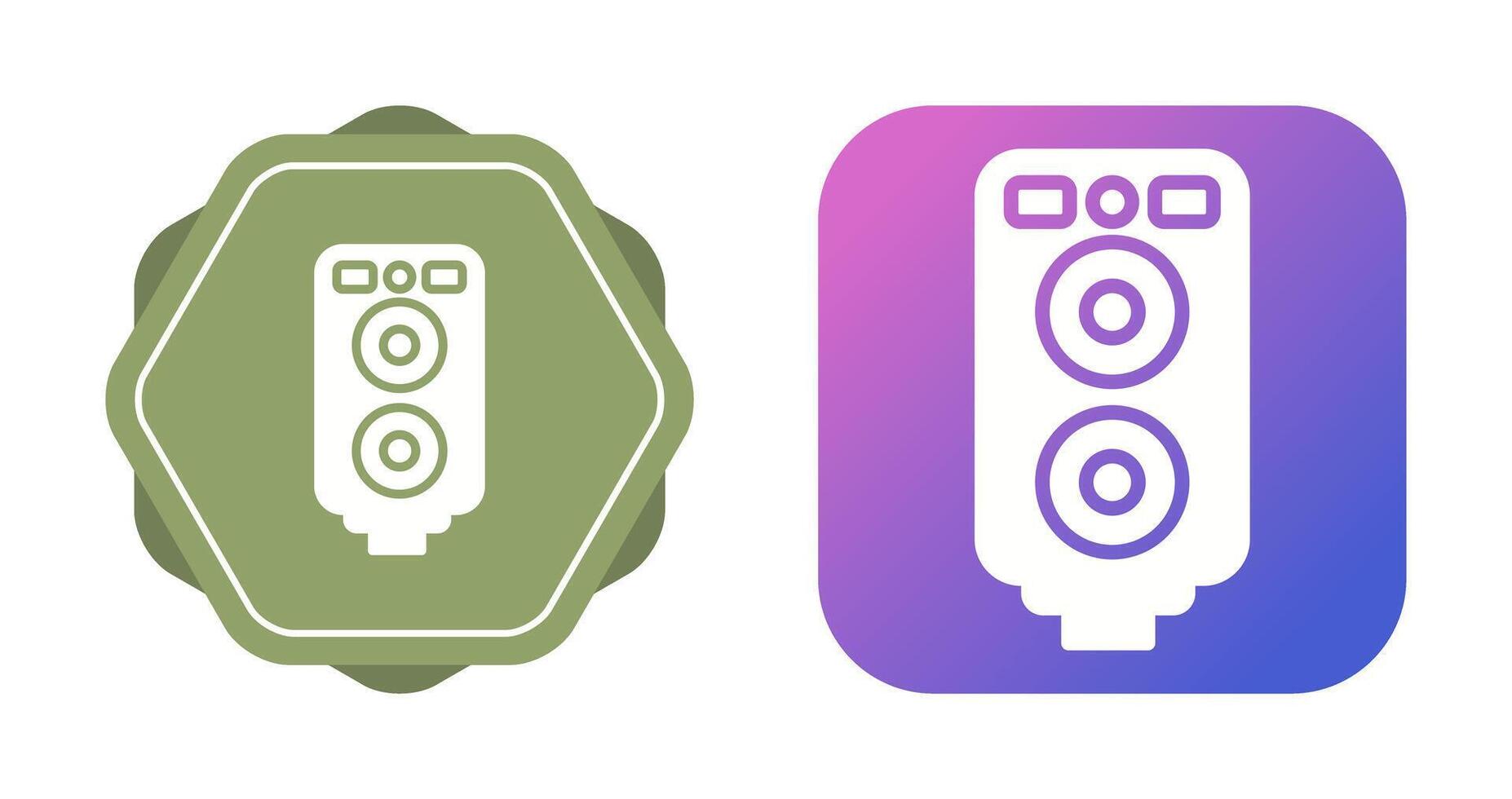 Sound System Vector Icon