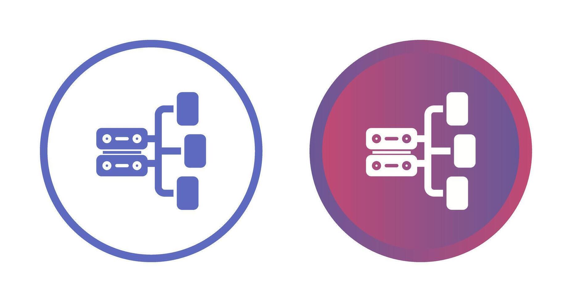 Data Architecture Vector Icon