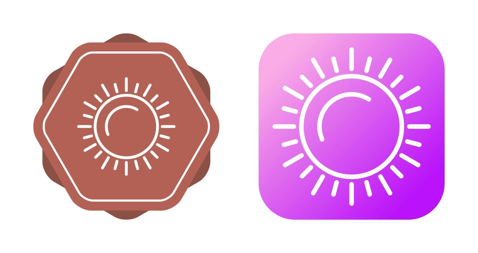 Sun Vector Icon