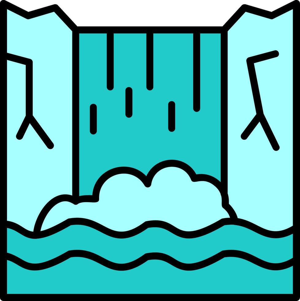 Waterfall Vector Icon