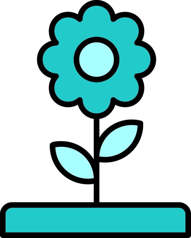 icono de vector de flor