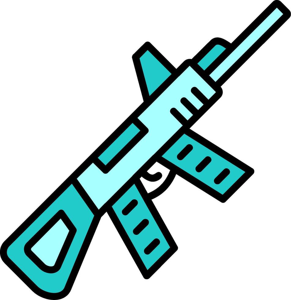 Machine Gun Vector Icon