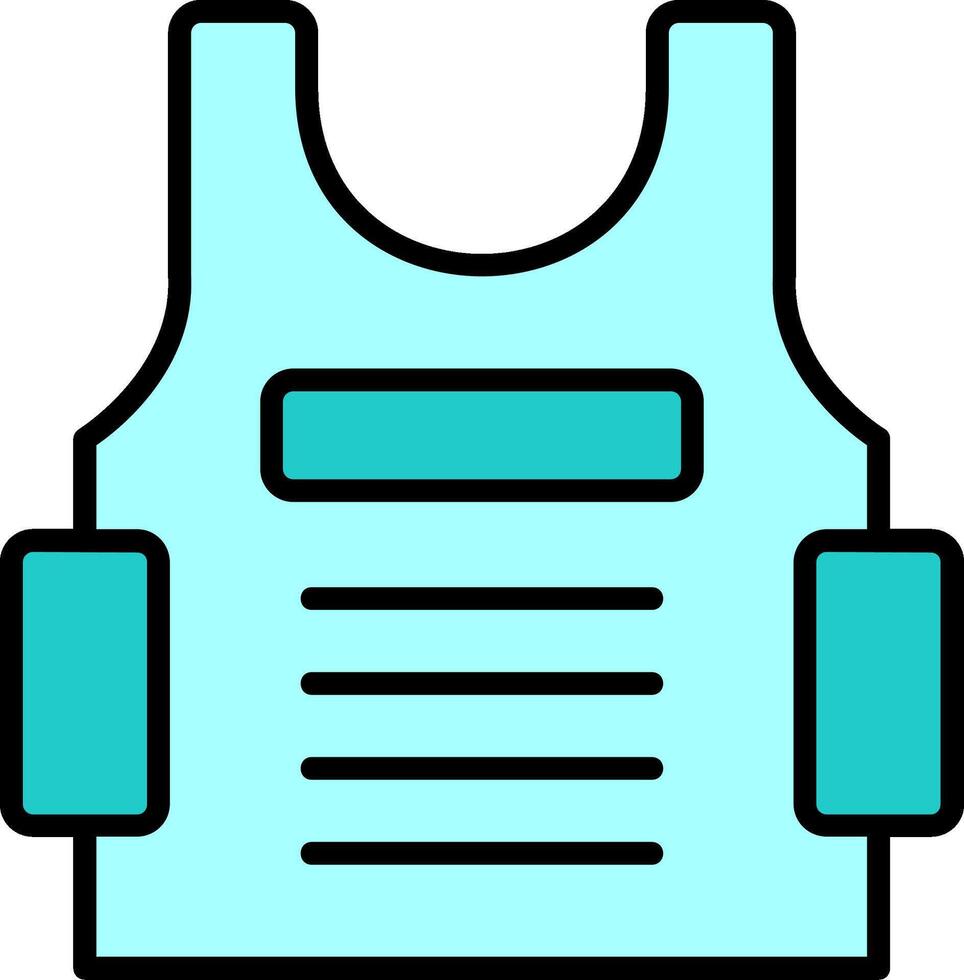 Bulletproof Vest Vector Icon