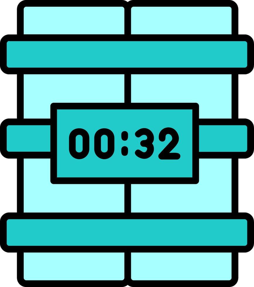 C4 Time Bomb Vector Icon