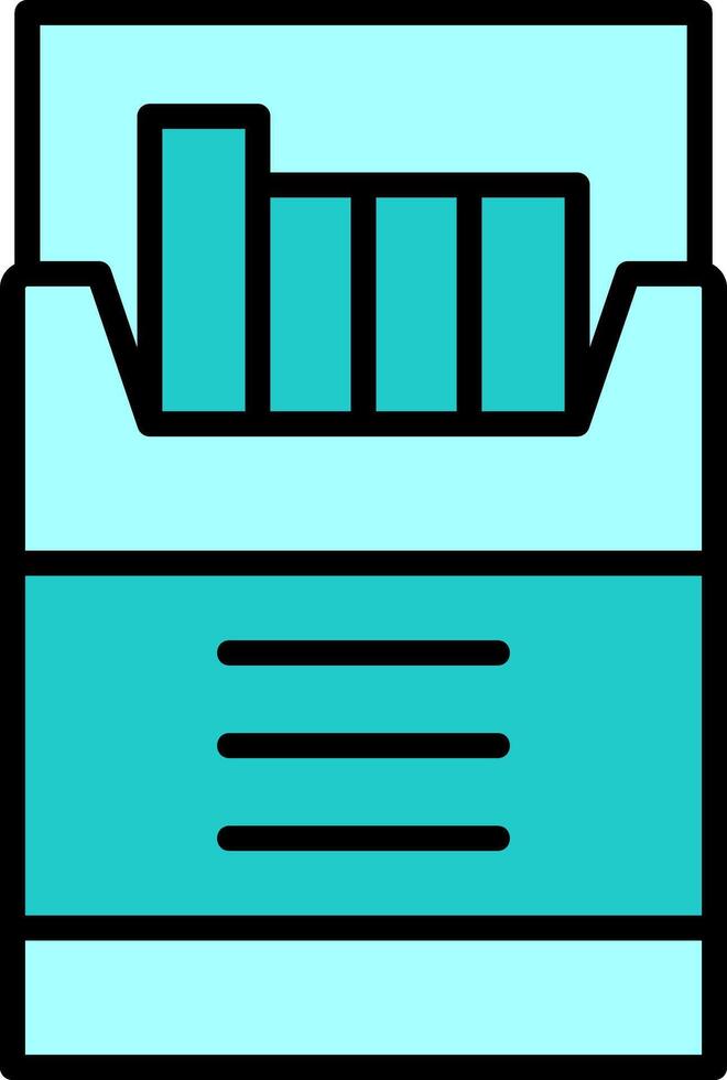 Cigarette Box Vector Icon