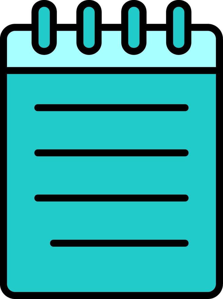 Notebook Vector Icon