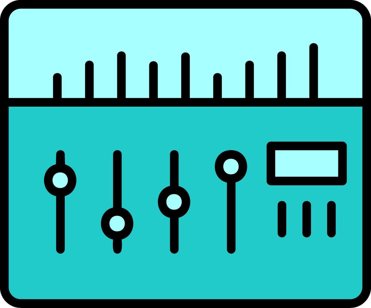 Sound Mixer Vector Icon