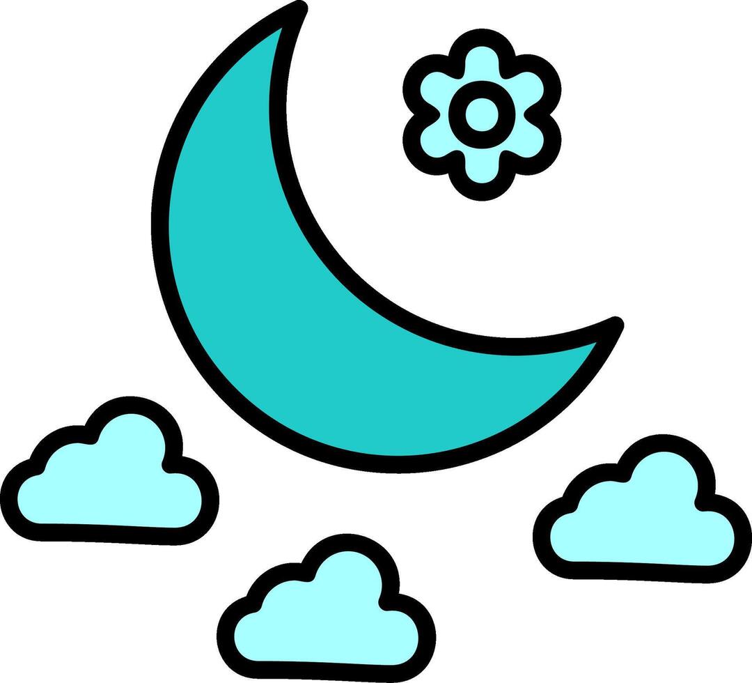 Moon Vector Icon