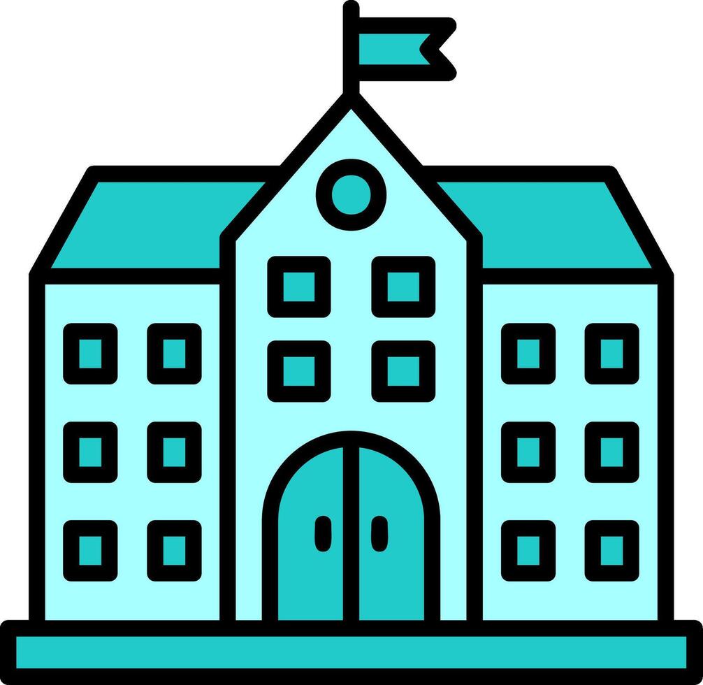 University Building Vector Icon