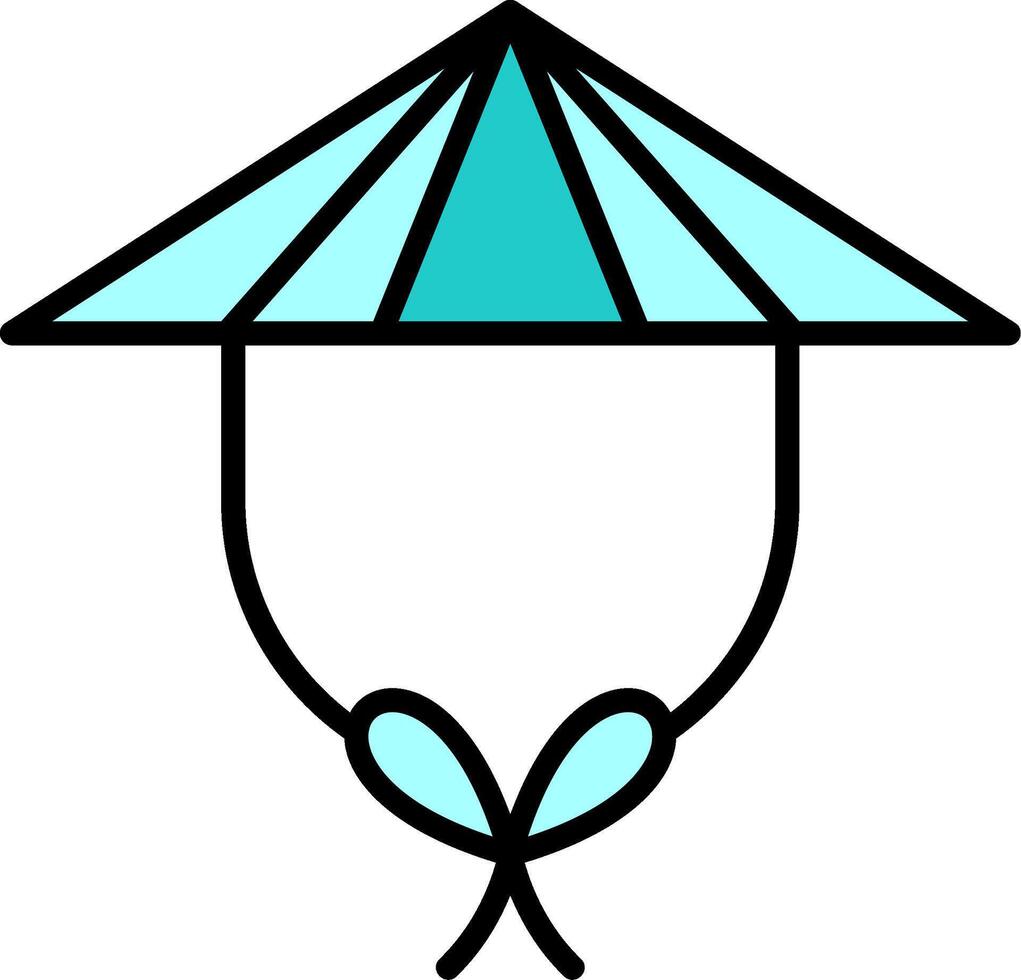 Chinese Hat Vector Icon