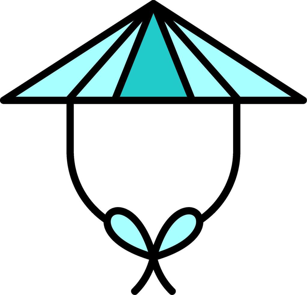 Chinese Hat Vector Icon