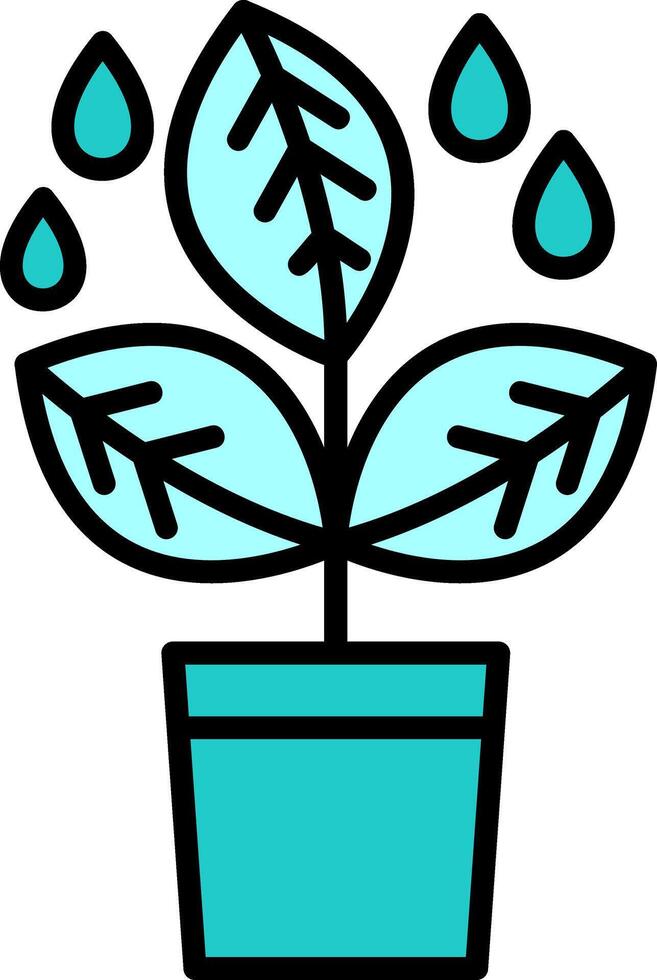 icono de vector de planta