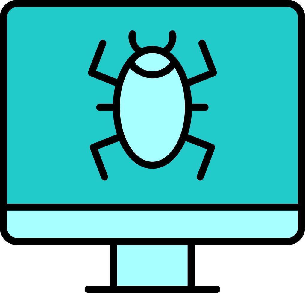 Computer Virus Vector Icon