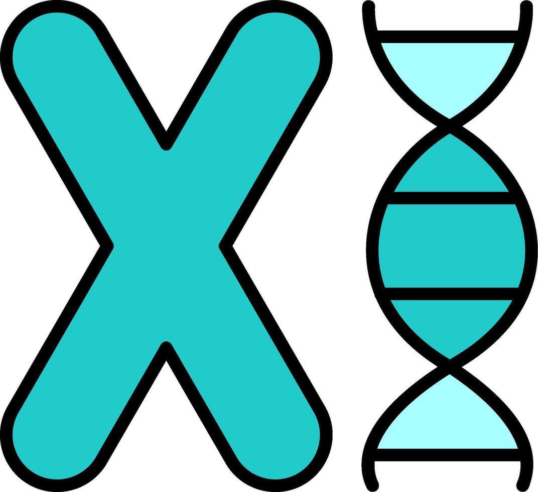 Chromosome Vector Icon