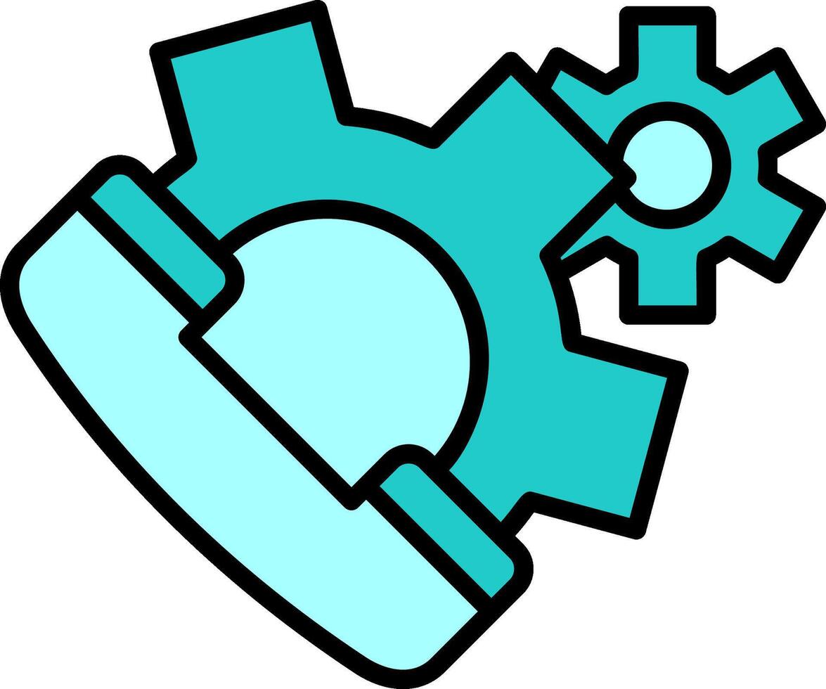 Call Settings Vector Icon