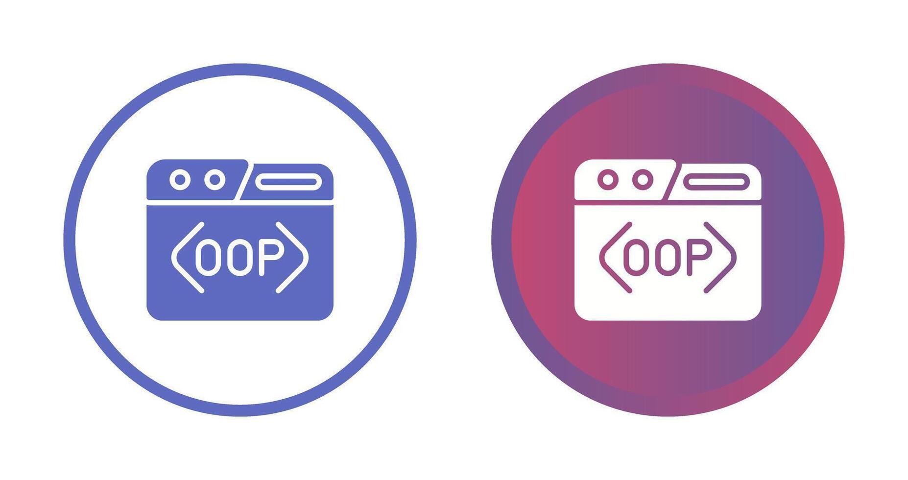 OOP Vector Icon