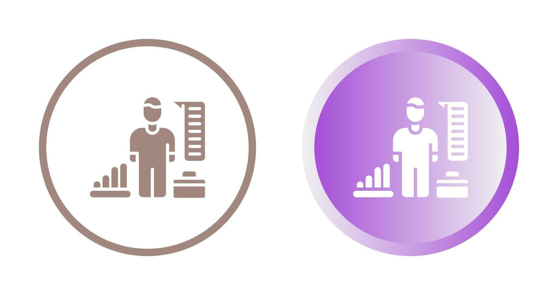 HR Analytics Vector Icon