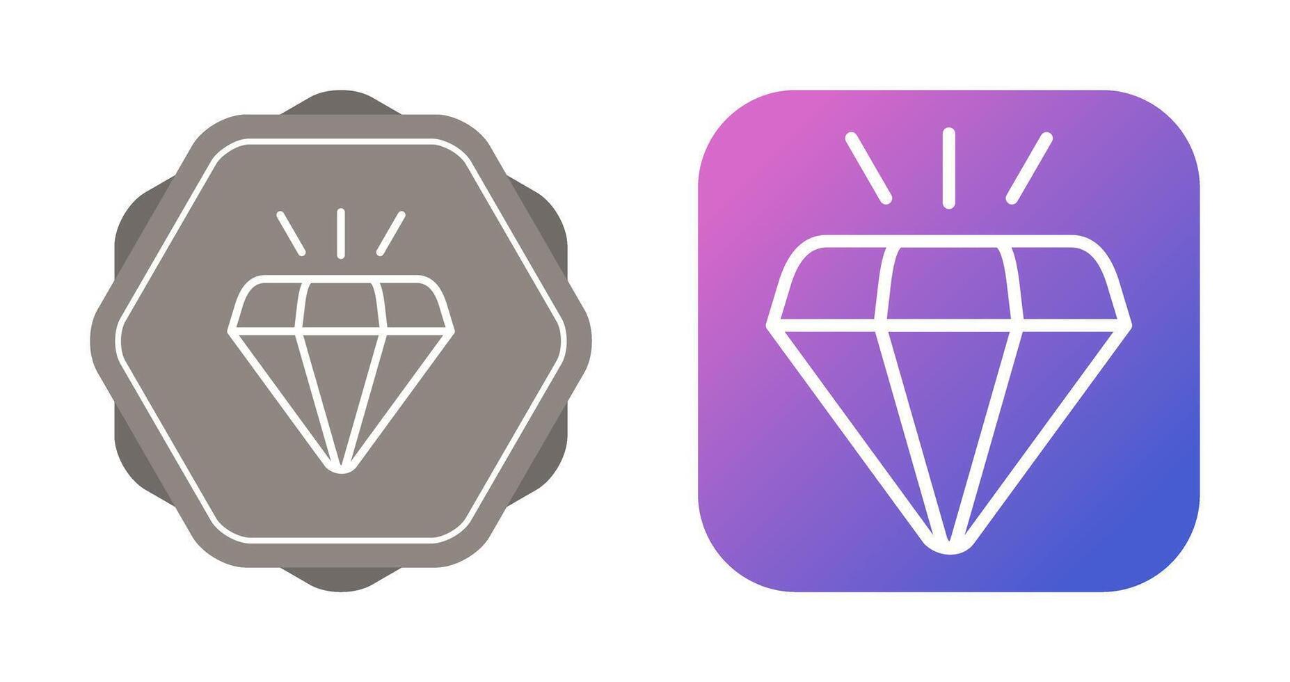 icono de vector de diamante