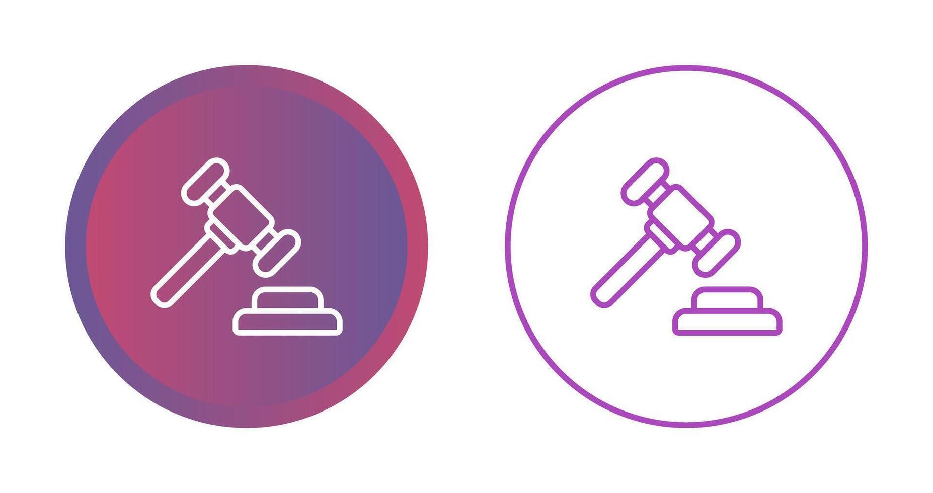 Gavel Vector Icon