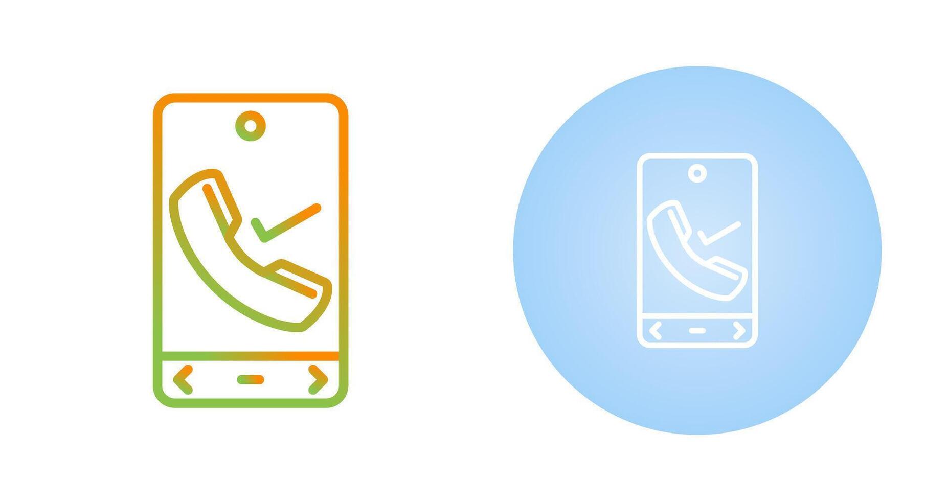 Call Recived Vector Icon