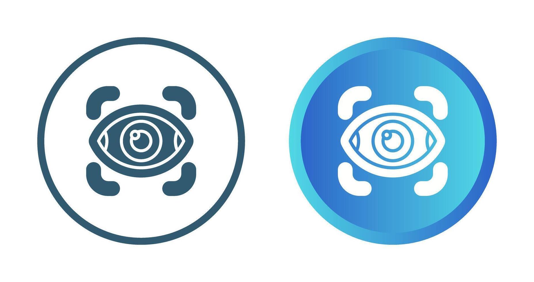 Retinal Scanner Vector Icon