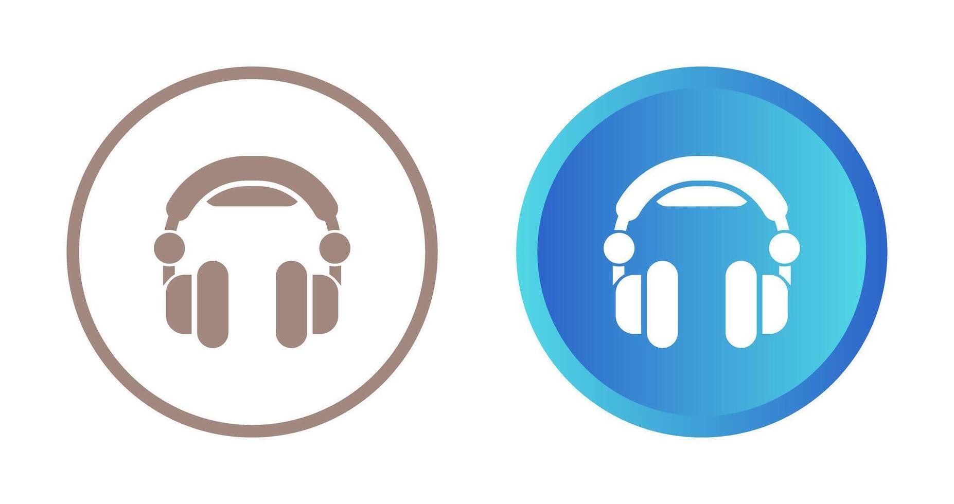 icono de vector de auriculares