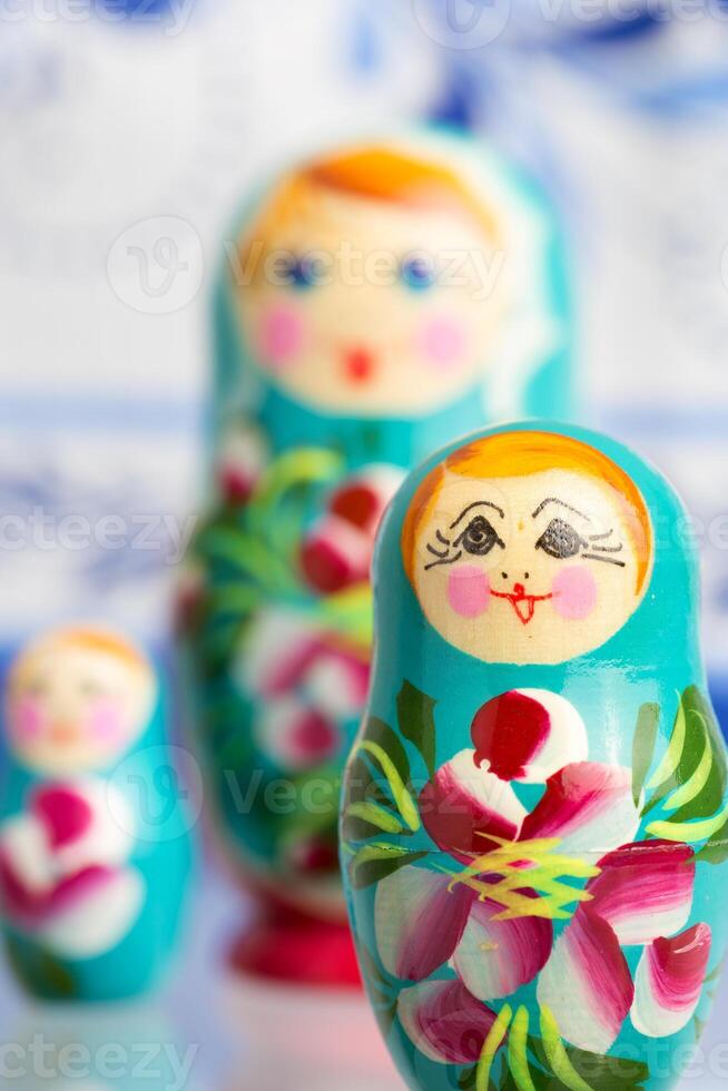 Matryoshka close up photo