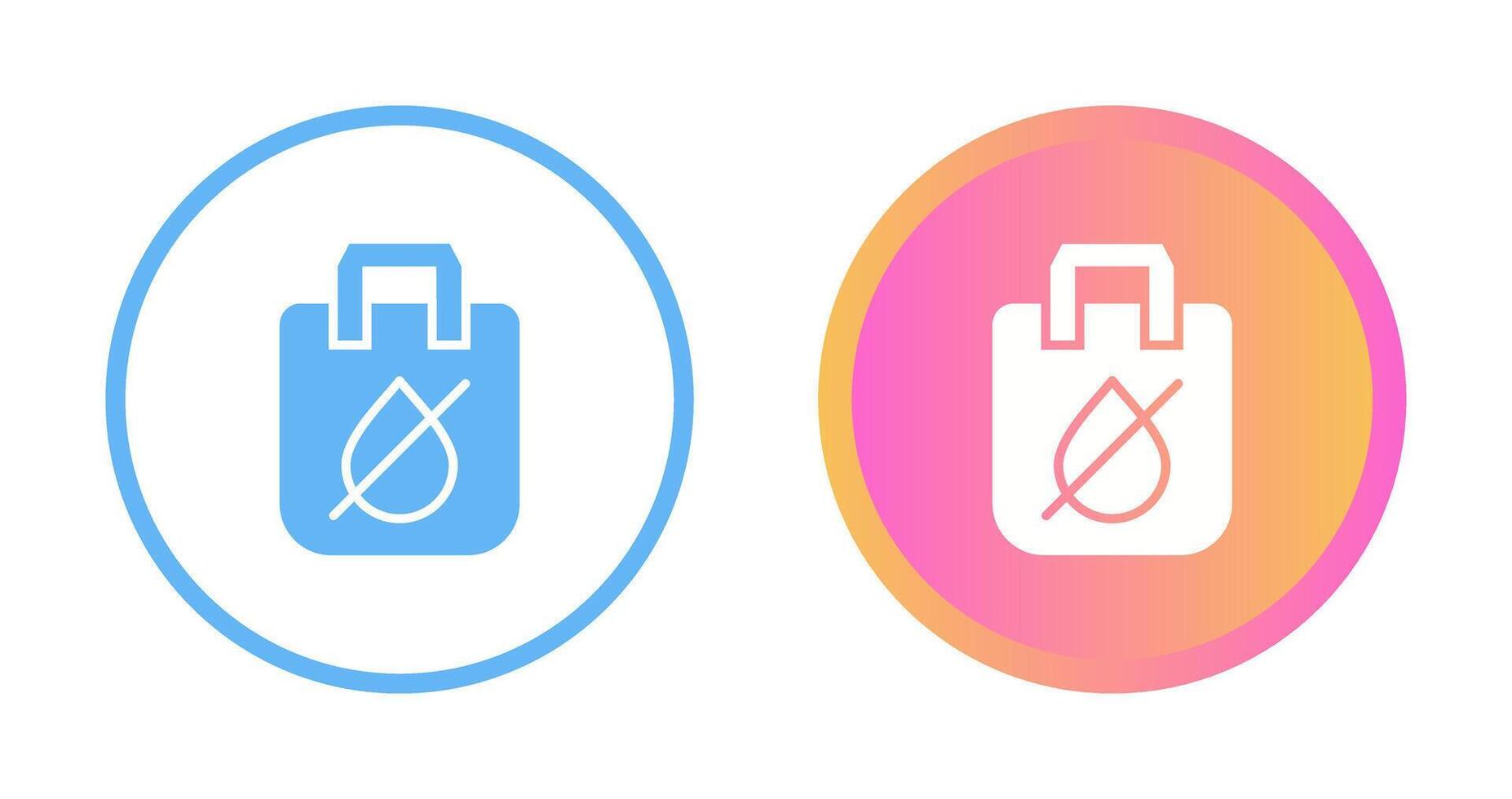 Waterproof bag Vector Icon