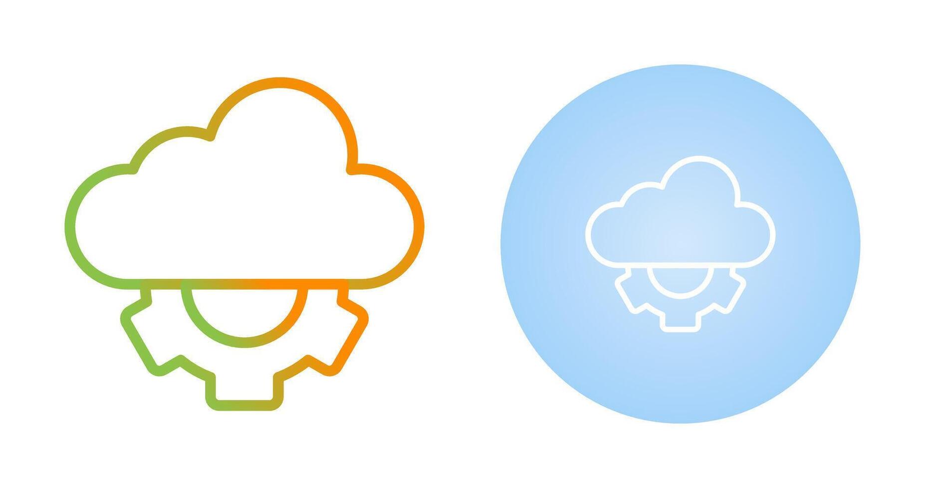 Cloud API Vector Icon