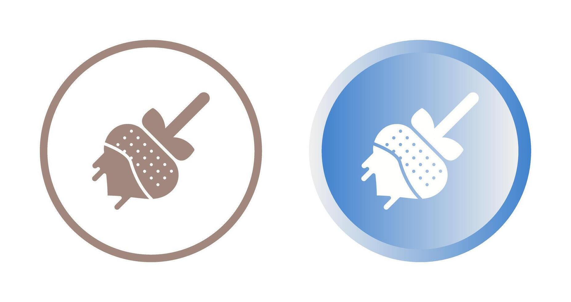 Chocolate fondue Vector Icon