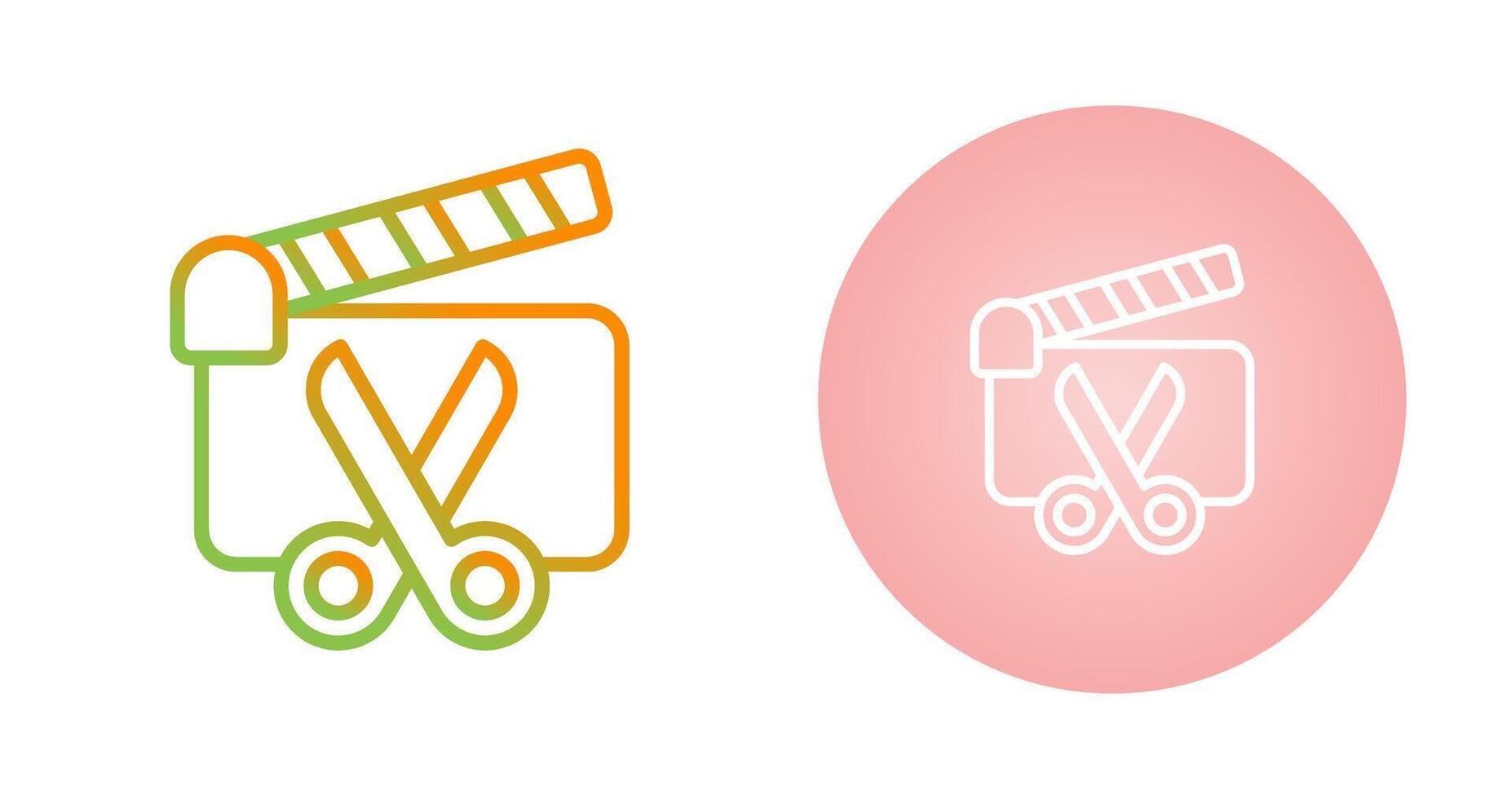 Film Editing Vector Icon