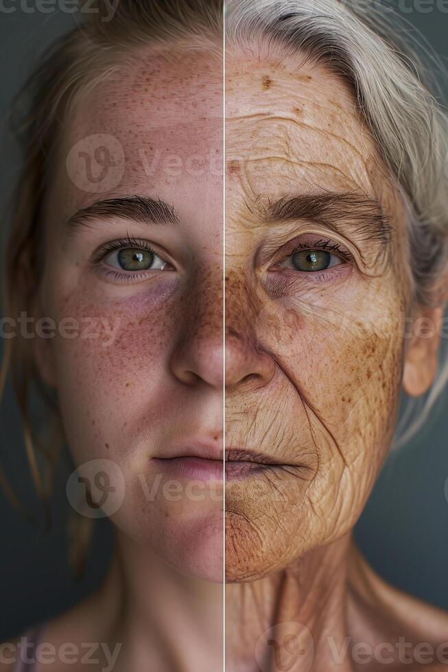 AI generated The Beauty of Aging Created With Generative AI Technology photo