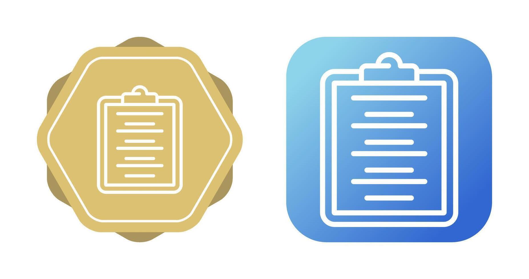 Writing Pad Vector Icon
