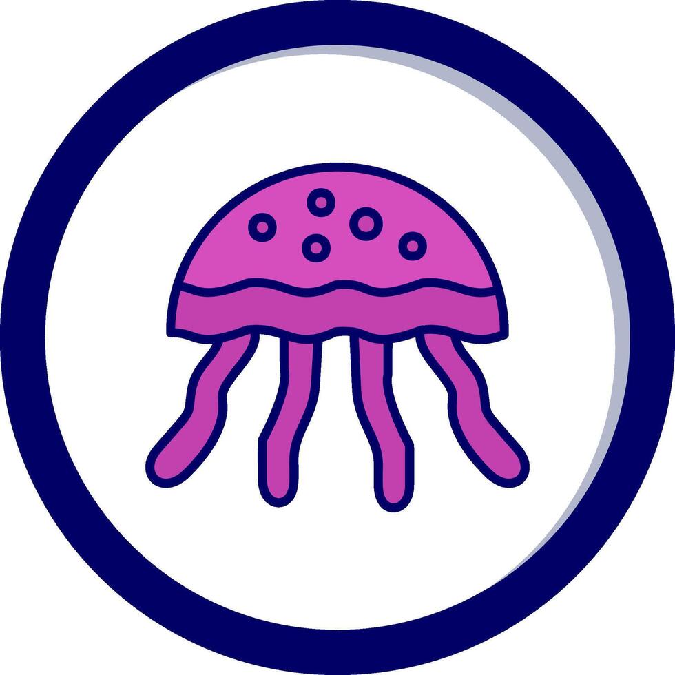 Jellyfish Vector Icon