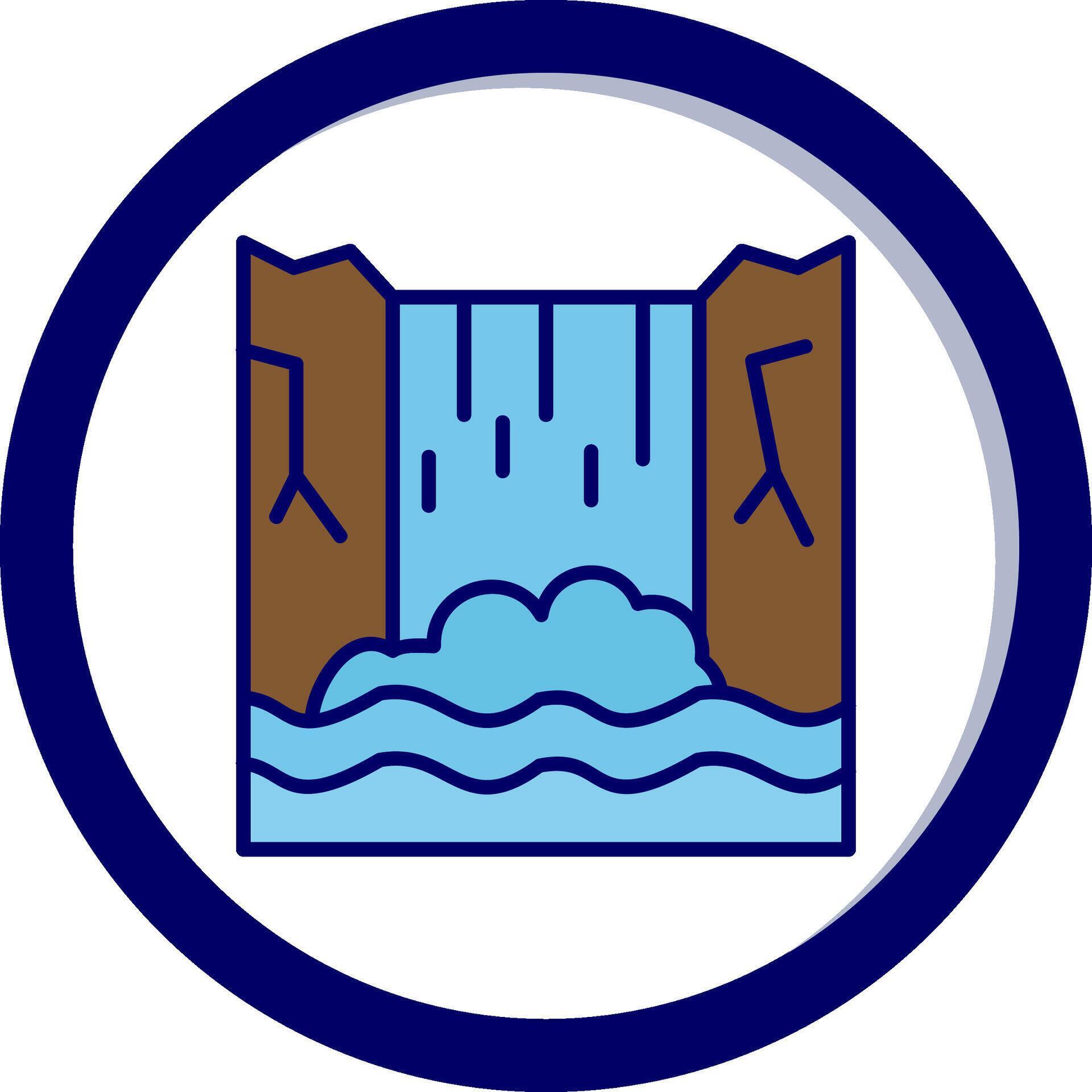 Waterfall Vector Icon 39288521 Vector Art at Vecteezy